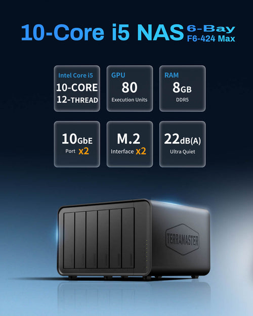 Title TerraMaster F6-424 MAX | 6-Bay Flagship NAS - Image 2