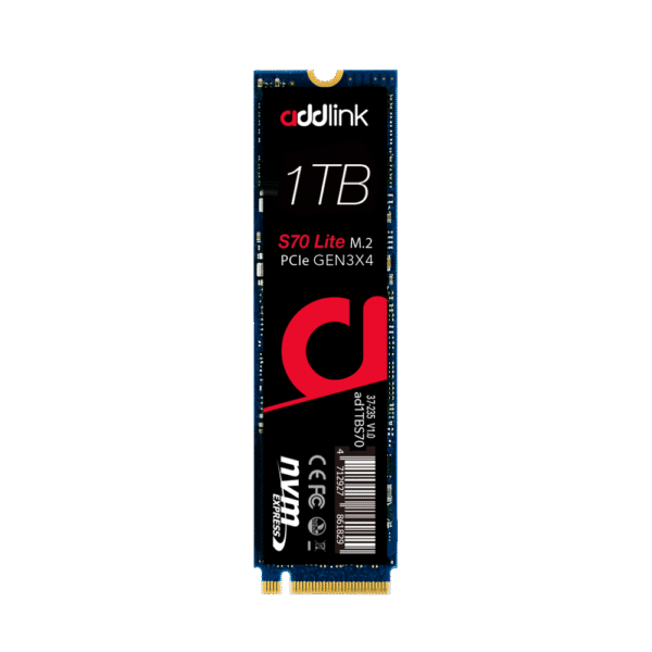 Addlink S70 Lite NVMe | GEN3X4 M.2 PCIe SSD (1TB) - Image 2