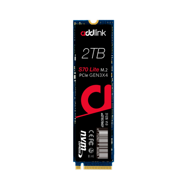 Addlink S70 Lite NVMe | GEN3X4 M.2 PCIe SSD (2TB) - Image 2