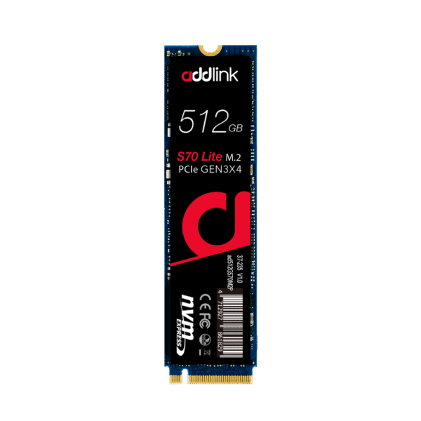 Addlink S70 Lite NVMe | GEN3X4 M.2 PCIe SSD (512GB) - Image 2