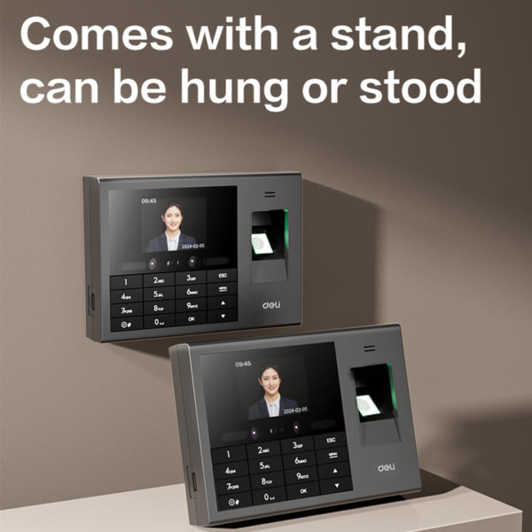 Deli ES172 Attendance Machine | Triple‑Modal - Image 4